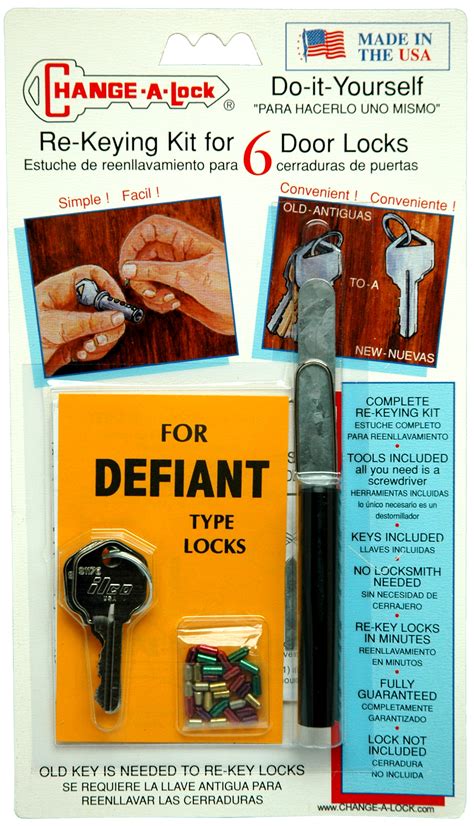 Rekey defiant lock - To rekey Defiant locks, a professional locksmith is typically required. This can be more time-consuming and expensive than Kwikset’s SmartKey rekeying process. In terms of the rekey process, Kwikset is the clear winner. The brand’s SmartKey Security technology allows for a simple, fast, and secure rekeying process that homeowners …